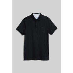 Gant MERCERIZED JERSEY SS RUGGER BLACK