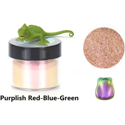 PourArt Metalický prášek Chameleon Purplish Red Blue Green OS9109 5 g – Hledejceny.cz