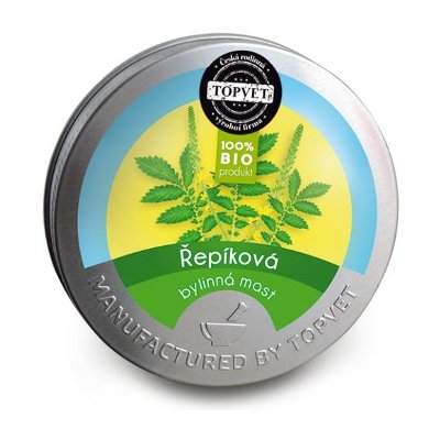 Topvet 100 % Bio řepíková bylinná mast 50 ml – Zboží Mobilmania