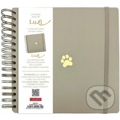 Scrapbook Luxi - 210x210 - lamino - moka – Zboží Dáma