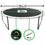 Aga skákací plocha k trampolínám 275cm 56 ok – Hledejceny.cz