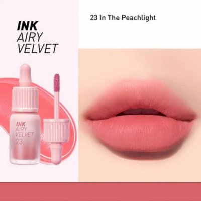 Peripera Ink Airy Velvet hydratační tint na rty 23 In The Peachlight 4 g – Zboží Dáma