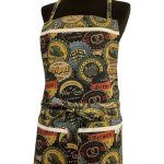 Mks & Porizbags Pánská zástěra: Korunkové pivní zátky – Zboží Dáma