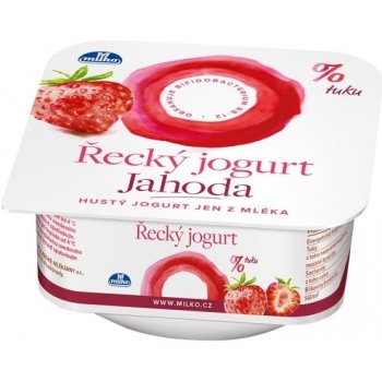 Milko Řecký jogurt jahoda 140 g