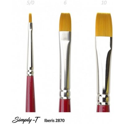 Štětec Simply-T Iberis - plochý Velikost štětce: 6 – Zboží Dáma