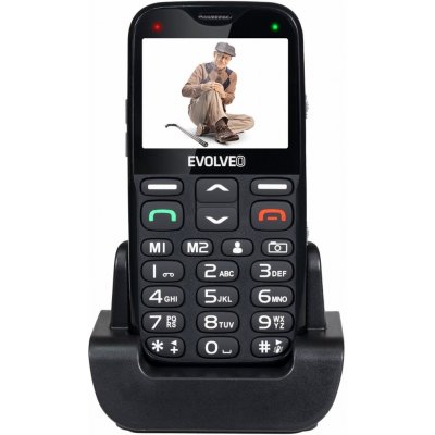 EVOLVEO EasyPhone XG, mobilní telefon pro seniory s nabíjecím stojánkem (černá barva) EP-650-XGB – Zboží Mobilmania