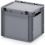 TBA Plastová Euro přepravka 400 x 300 x 320 cmmm s víkem – Sleviste.cz