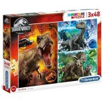 Clementoni Dětské Jurassic World 25250 3 x 48 dílků – Zboží Dáma