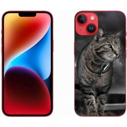 Pouzdro mmCase Gelové iPhone 14 Plus - kočka