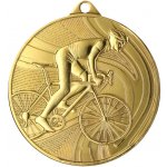 Designová kovová medaile Cyklistika Zlatá 5 cm – Sleviste.cz