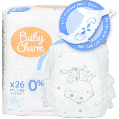 Baby Charm Super Dry Flex 6 XL 13-18 kg 26 ks – Hledejceny.cz