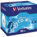 Verbatim CD-R 700MB 16x, AZO, Audio, jewel, 10ks (43365)