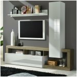 MC Akcent Lenor bílá / světlý dub 759030K – Zboží Dáma