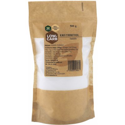 TopnaturErythritol 500 g – Zbozi.Blesk.cz