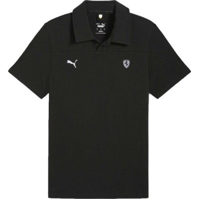 Puma FERRARI STYLE POLO Pánské polo triko černá – Zboží Dáma
