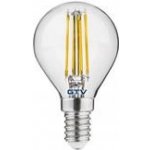 GTV LED FILAMENT, A-G, G45, 3000K, E14, 4,0W, AC220-240V, 360°, 420lm, 44mA – Hledejceny.cz