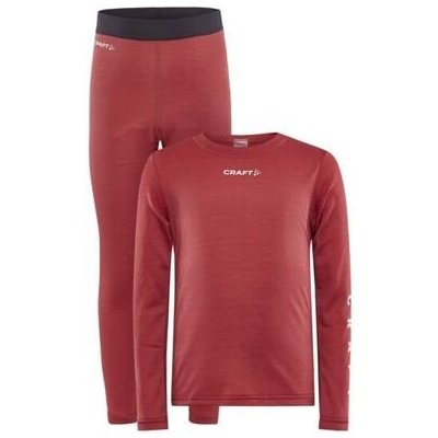 Craft Core set Warm Baselayer JR červené