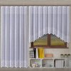 Záclona Forbyt kusová záclona OLYMPIA jednobarevná bílá, výška 250 cm x šířka 200 cm (na dveře)