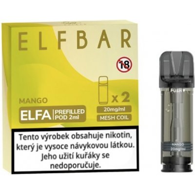 Elf Bar Vape ELF BAR ELFA POD náplň Mango