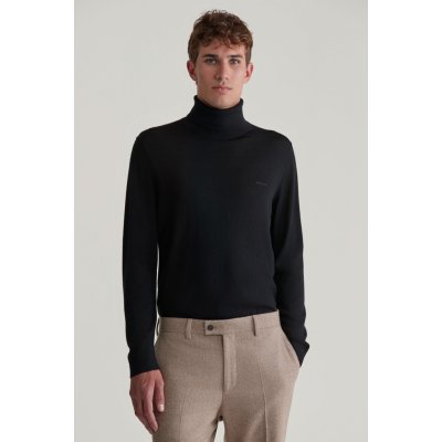 Gant Extrafine Merino Wool Turtleneck černá – Zboží Dáma