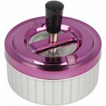 KRCZ Cigaretový popelník kovový otočný Stripes fialový 11cm – Zboží Dáma
