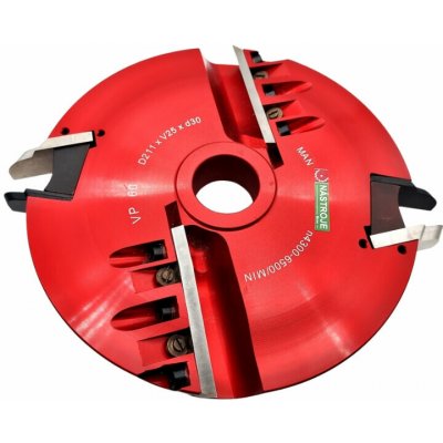 RH+ Fréza na výplně dveří VP-60R D211x25x30 profil R HSS spodní braní Typ nožů: čelní nůž šikmý – Zboží Dáma