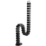 Powerton Organizér kabelů husí krk černý KH001PXC14 – Zboží Živě