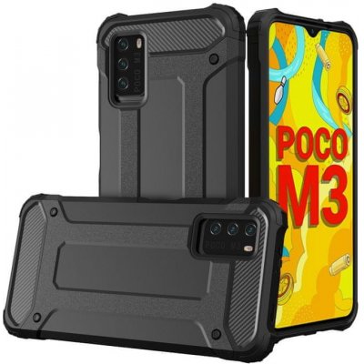 Pouzdro IZMAEL Hybrid Armor Xiaomi Redmi Note 10 5G/Poco M3 Pro černé – Zboží Mobilmania