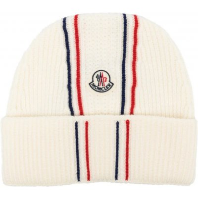 MONCLER Wool White čepice Bílá – Hledejceny.cz