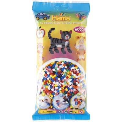 HAMA Korálky MIDI barevné MIX - 6 000 ks – Zboží Dáma