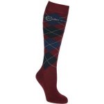 COVALLIERO Podkolenky Brescia vínová šedá – Zboží Dáma