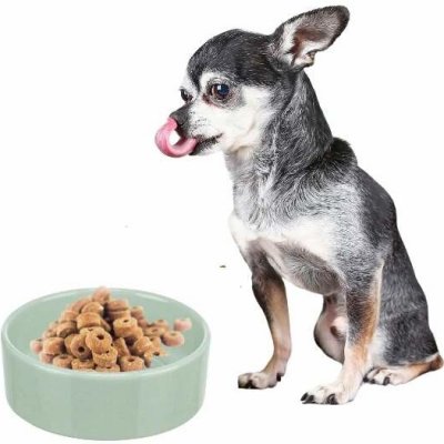 Trixie Viviana Keramická miska s letokruhy a srdíčkem 0,3 l / 12 cm – Zboží Dáma