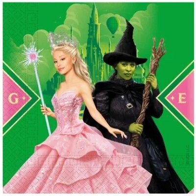 Procos Ubrousky papírové EKO Čarodějka 33x33cm 20ks – Zboží Dáma