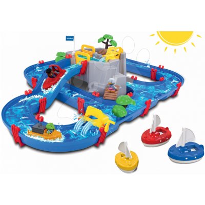 AquaPlay set vodní dráhy Mountain Lake a 3 plachetnice 1542 3 – Zboží Mobilmania