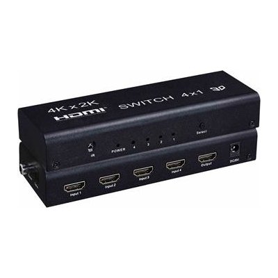 PremiumCord HDMI switch 4:1 s audio výstupy (stereo, toslink, coaxial) khswit41c – Zbozi.Blesk.cz