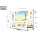 Teddies Kalendář magnetický Školka 114ks magnetek v kartonu 45x32x1cm – Zboží Dáma