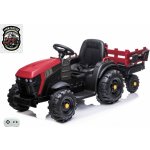 Daimex elektrický farmářský traktor s vlekem Bison + 2.4G dálkové ovládání červená – Zboží Mobilmania