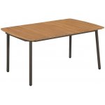 OMAXI 614722 Zahradní stůl 150 x 90 x 72 cm masivní akácie dřevo a ocel – Hledejceny.cz