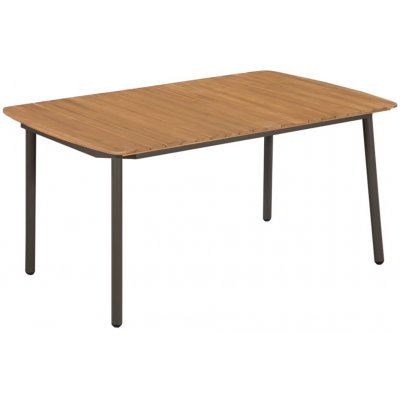 OMAXI 614722 Zahradní stůl 150 x 90 x 72 cm masivní akácie dřevo a ocel – Hledejceny.cz