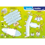 Vystřihovánka Ovečka a kozička – Zboží Mobilmania