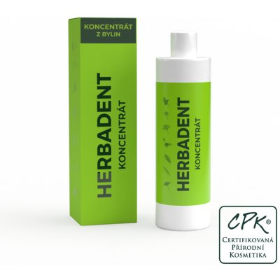 Herbai HERBADENT ORIGINAL Koncentrát bylinné ústní vody 250 ml – Zboží Dáma