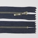 Zip kovový 3mm chrom délka 10cm, barva 330 – Zboží Mobilmania