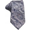 Kravata Růžovo modrá kravata Marks Spencer Vintage
