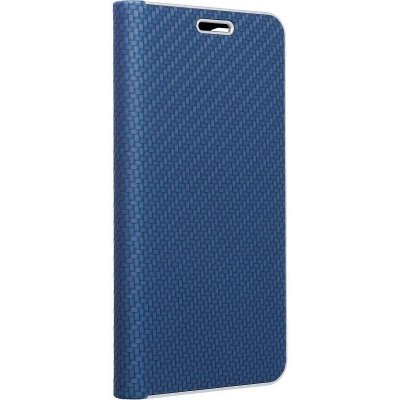 Pouzdro Forcell LUNA Book Carbon Huawei P30 Lite modré – Zboží Mobilmania