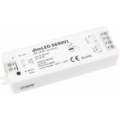 T-LED Přijímač dimLED PR 1KRF 1x8A 069001 – HobbyKompas.cz
