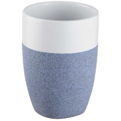 Bisk STONE kelímek sklenička na umyvadlo modrá 06307 – Sleviste.cz