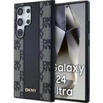 DKNY PU Leather Checkered Pattern Magsafe pro Samsung Galaxy S24 Ultra Black DKHMS24LPCPVSLK – Sleviste.cz