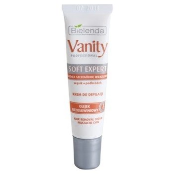 Bielenda Vanity Soft Expert depilační krém na obličej Apricot Oil + Allantoin 15 ml