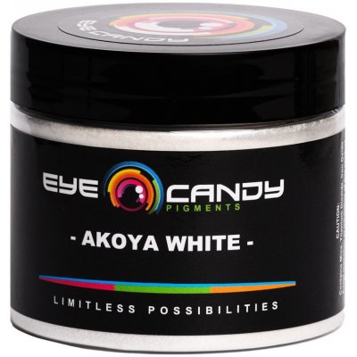 Eye Candy Akoya White slídový metalický práškový pigment 50 g – Zboží Mobilmania