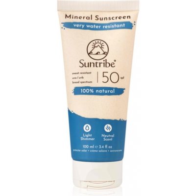 Suntribe Mineral Sunscreen minerální ochranný krém na obličej a tělo SPF50 100 ml – Zboží Mobilmania